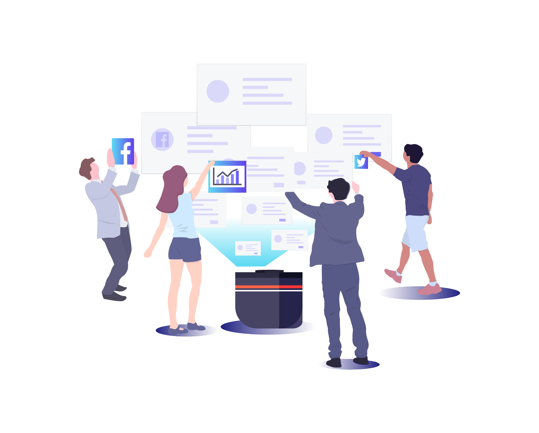 波波通营销自动化平台功能展示图